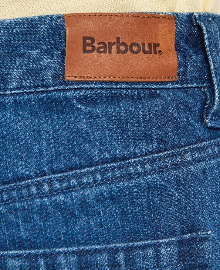roupas Barbour calça jeans Southport cru mulheres NH44421770