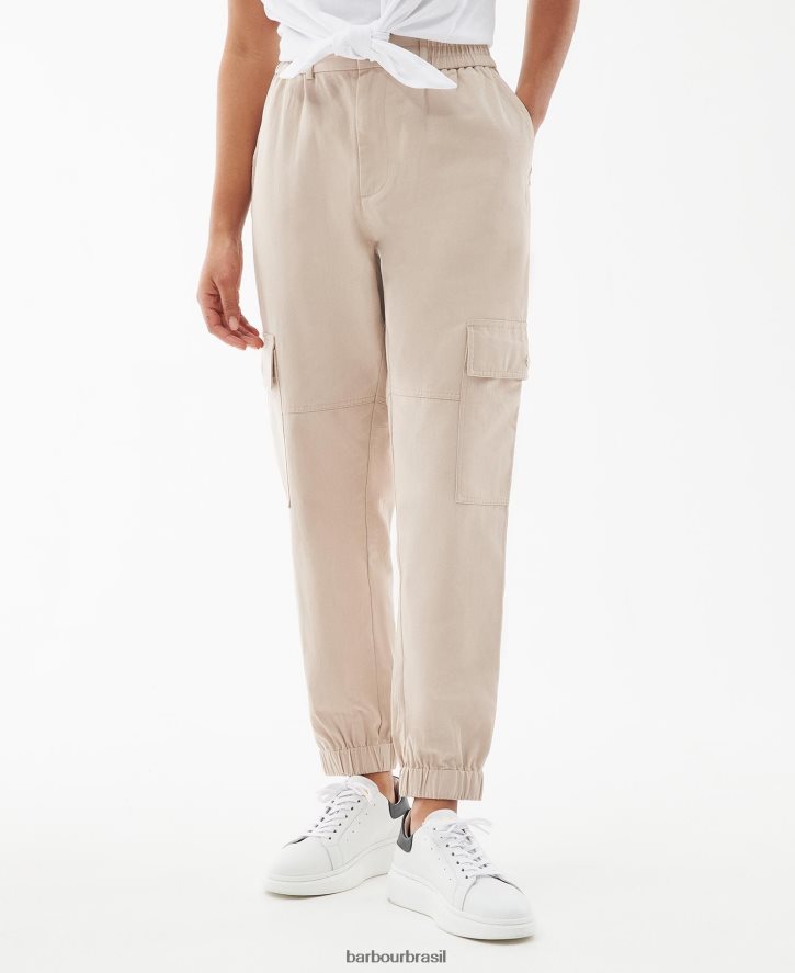 roupas Barbour calça mônaco meia-noite verde mulheres NH44421771