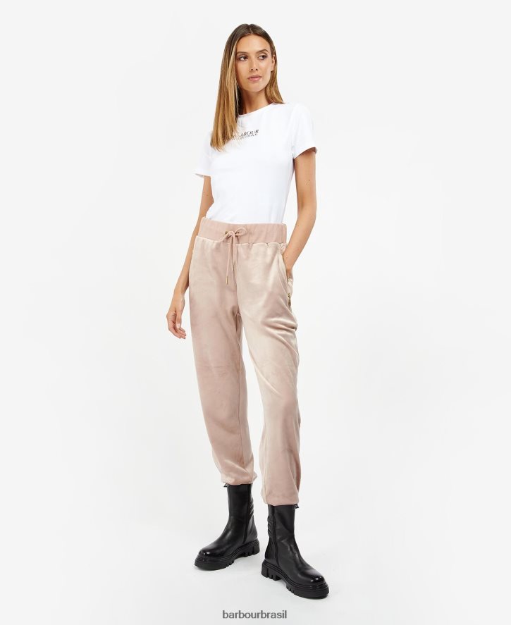 roupas Barbour corredor de estrada argila rosa mulheres NH44421810