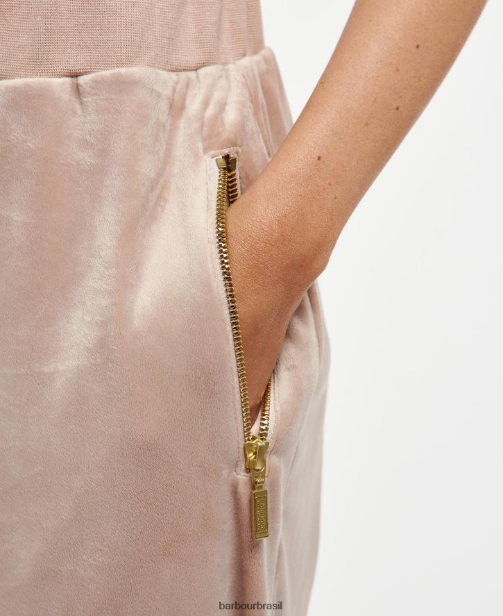roupas Barbour corredor de estrada argila rosa mulheres NH44421810