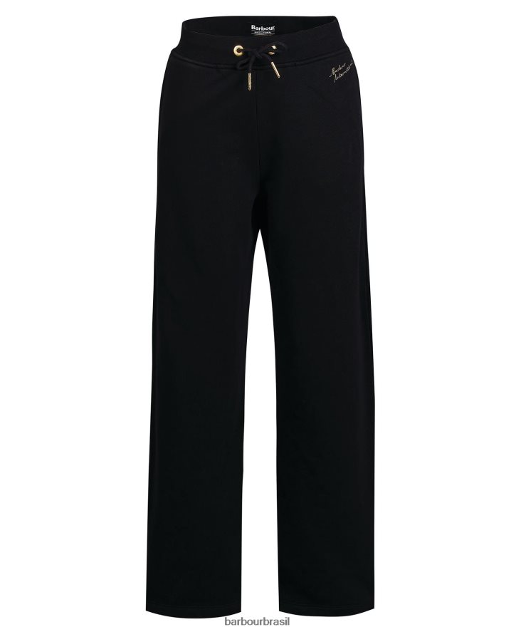 roupas Barbour corredores paralelos preto clássico mulheres NH44421791