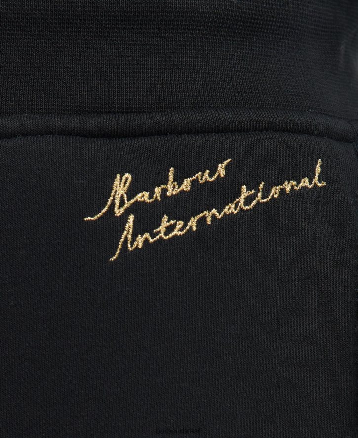 roupas Barbour corredores paralelos preto clássico mulheres NH44421791