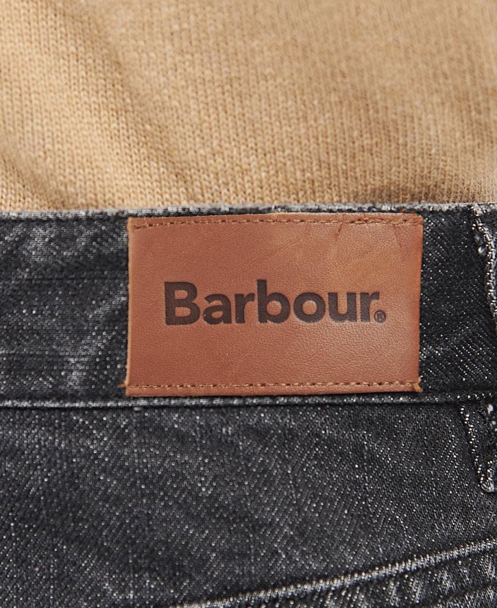 roupas Barbour jeans de cintura alta moorland lavagem original mulheres NH44421801