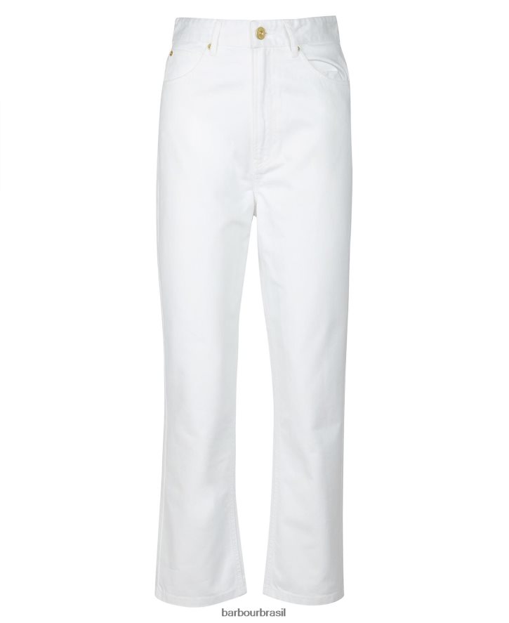 roupas Barbour jeans garcia cintura alta preto mulheres NH44421792