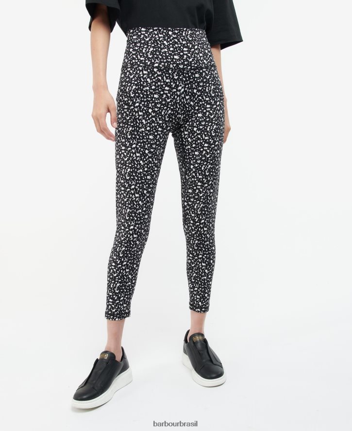 roupas Barbour legging maratona multi glicínias mulheres NH44421808