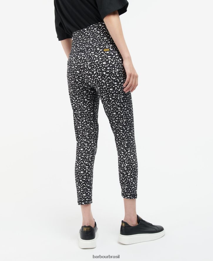 roupas Barbour legging maratona multi glicínias mulheres NH44421808