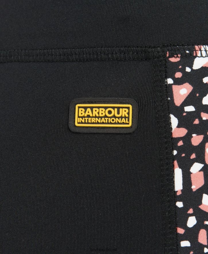 roupas Barbour perneiras de pavilhão preto mulheres NH44421787