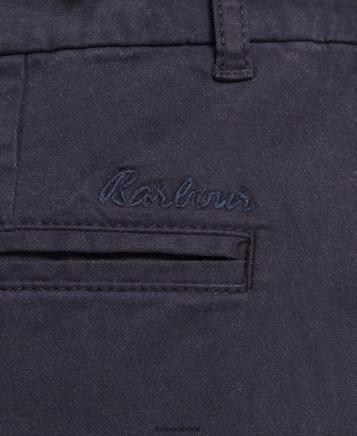 roupas Barbour short chino branco clássico mulheres NH44421767