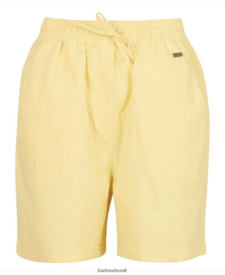 roupas Barbour shorts Elsden Soro de leite coalhado mulheres NH44421803
