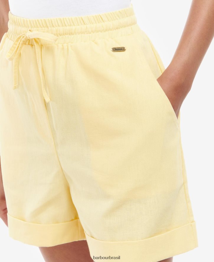 roupas Barbour shorts Elsden Soro de leite coalhado mulheres NH44421803
