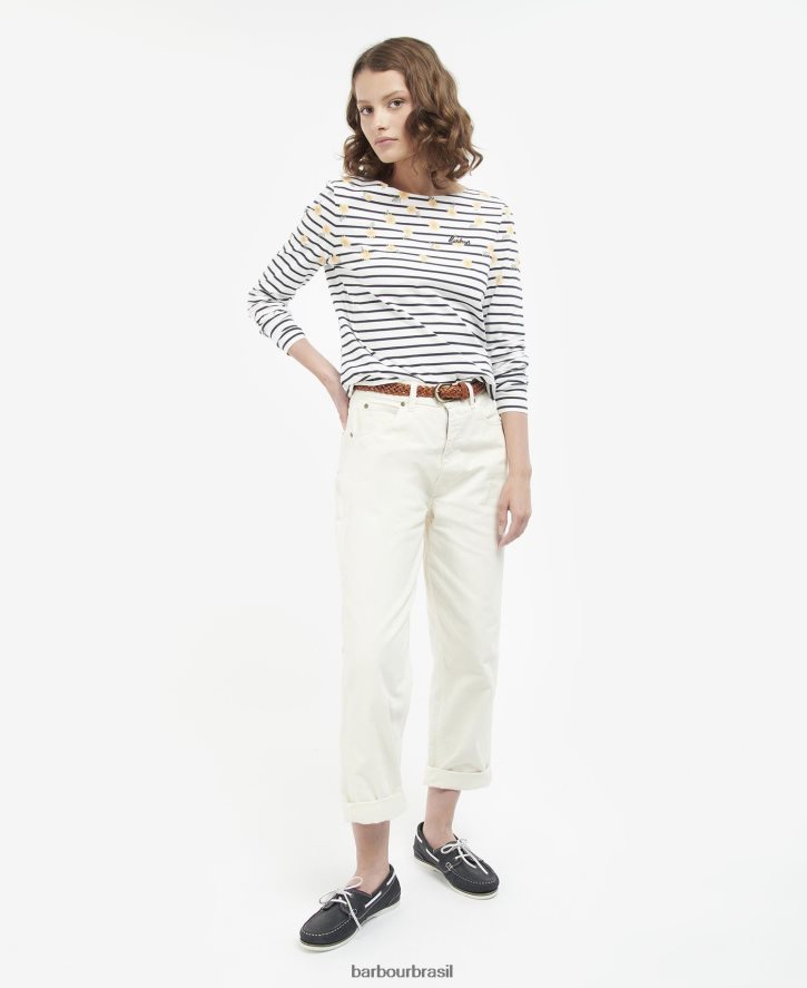 roupas Barbour blusa estampada bradley impressão em nuvem mulheres NH44421729