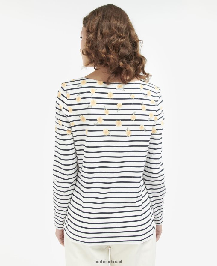 roupas Barbour blusa estampada bradley impressão em nuvem mulheres NH44421729