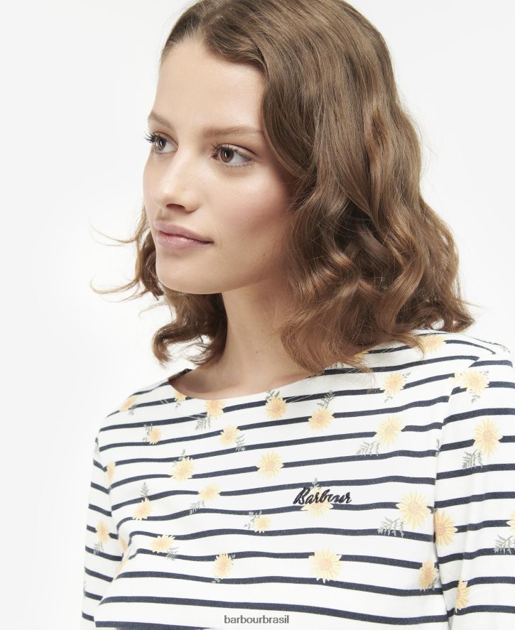 roupas Barbour blusa estampada bradley impressão em nuvem mulheres NH44421729