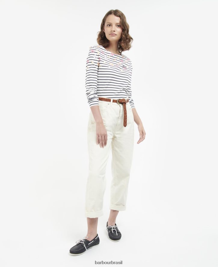 roupas Barbour blusa estampada bradley impressão em nuvem mulheres NH44421738