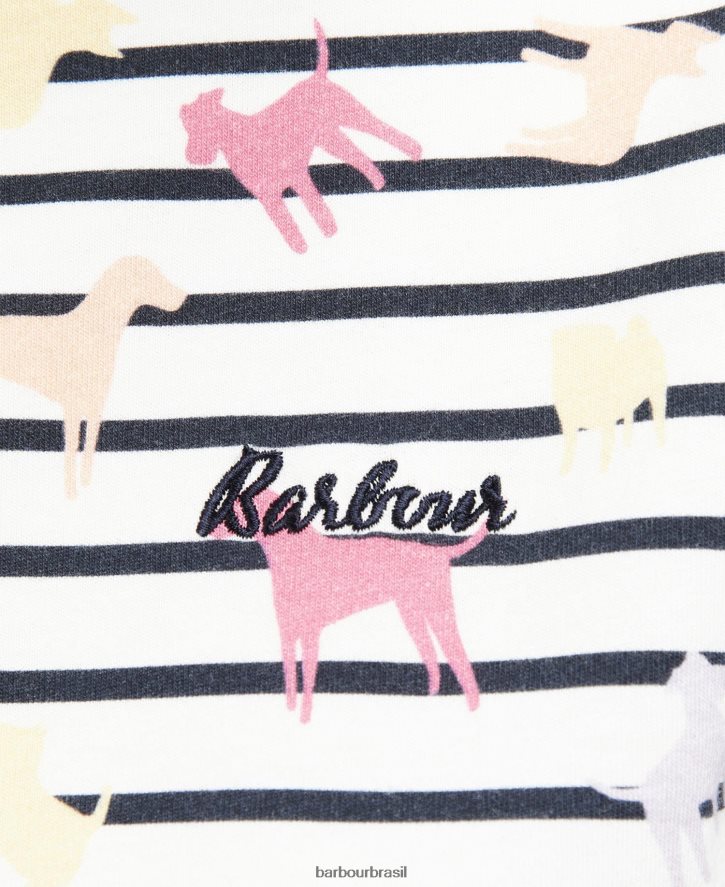 roupas Barbour blusa estampada bradley impressão em nuvem mulheres NH44421738