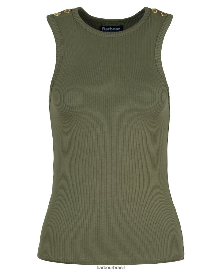 roupas Barbour blusinha sorvete de limão mulheres NH44421742