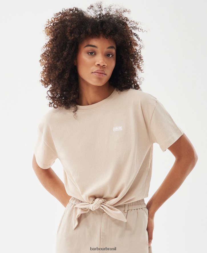 roupas Barbour camiseta soules verão preto mulheres NH44421712