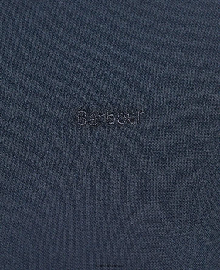 roupas Barbour portas para baixo topo xadrez rosa/índigo mulheres NH44421757