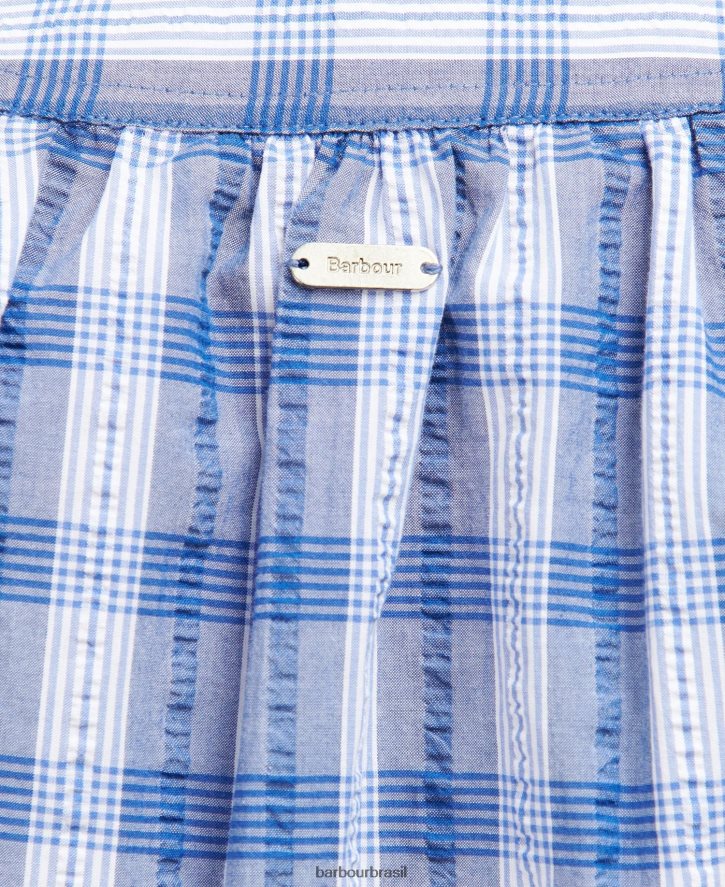 roupas Barbour renfew top verificação de campainha mulheres NH44421642