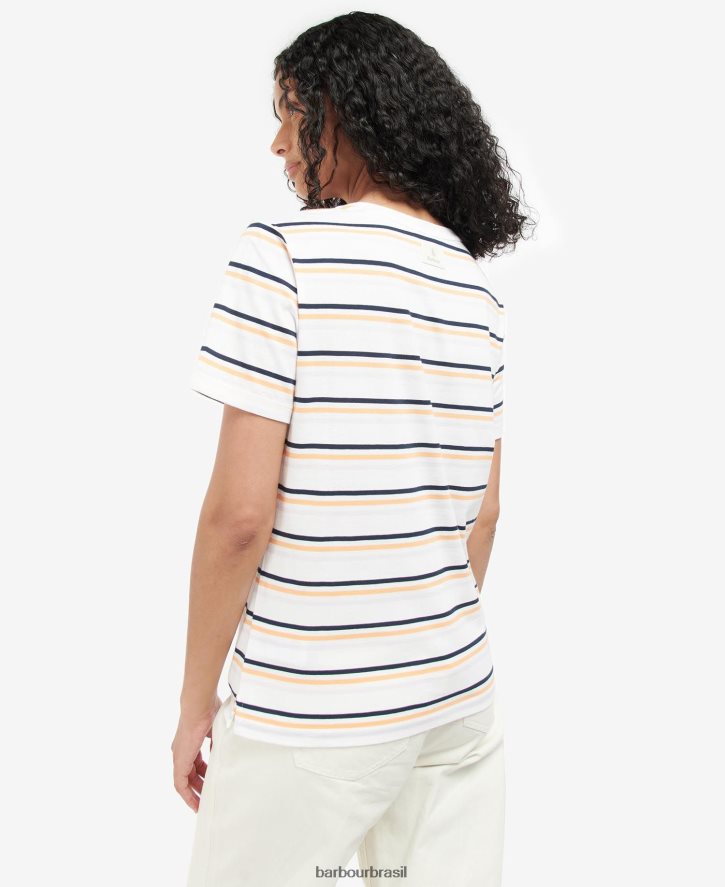 roupas Barbour top de piquenique faixa de luz múltipla mulheres NH44421747