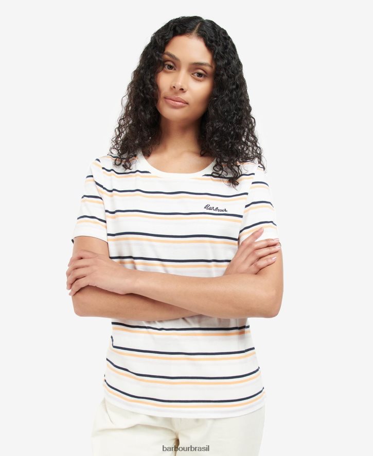 roupas Barbour top de piquenique faixa de luz múltipla mulheres NH44421747