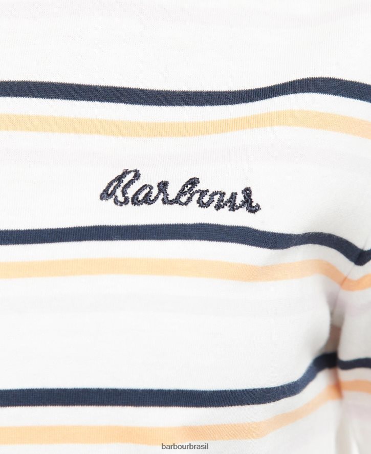 roupas Barbour top de piquenique faixa de luz múltipla mulheres NH44421747