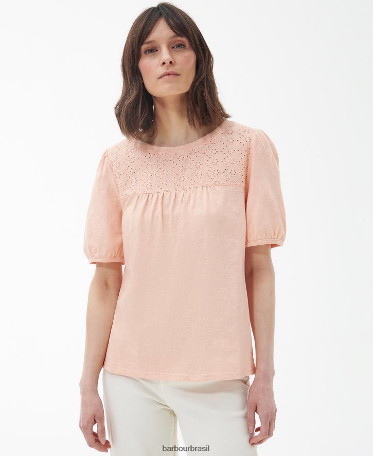 roupas Barbour top pérola Oliveira mulheres NH44421739