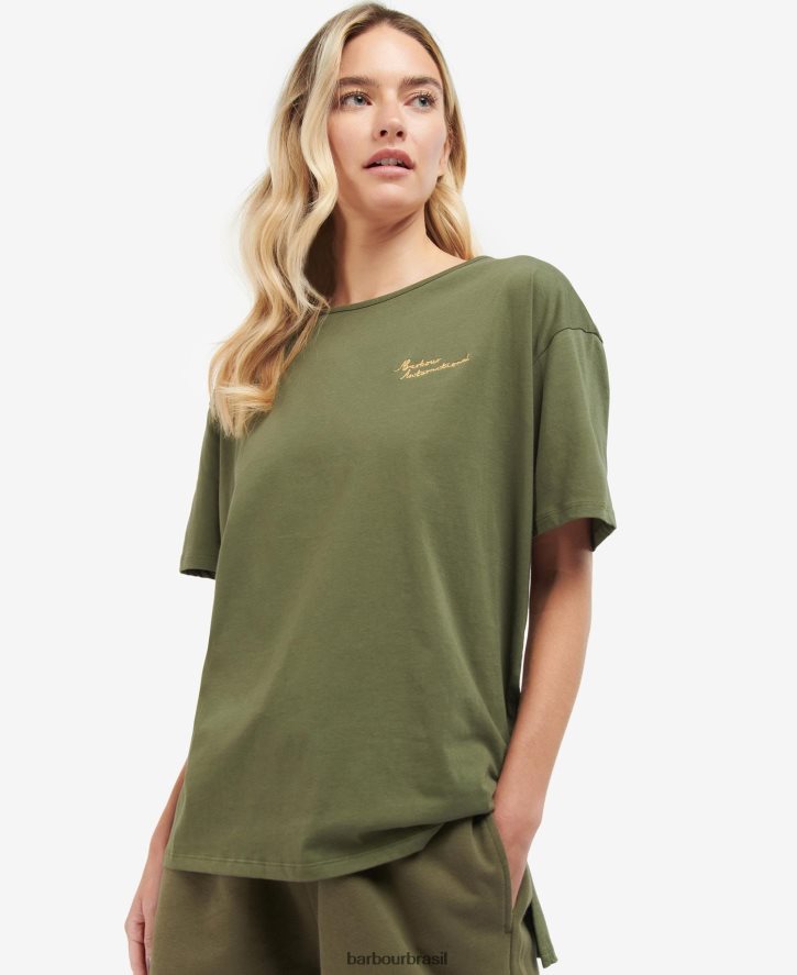 roupas Barbour top roland preto clássico mulheres NH44421706