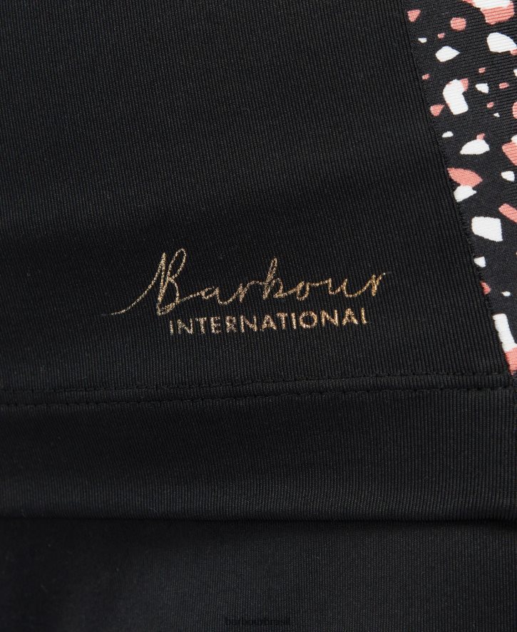 roupas Barbour topo da estrada preto clássico mulheres NH44421725