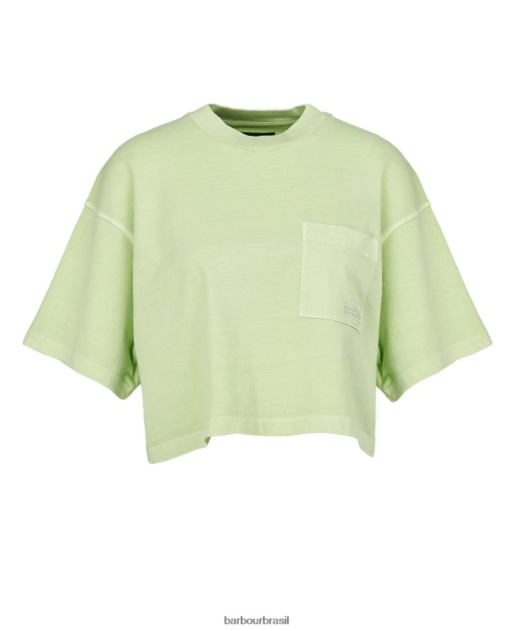 roupas Barbour topo de galica paixão rosa mulheres NH44421735