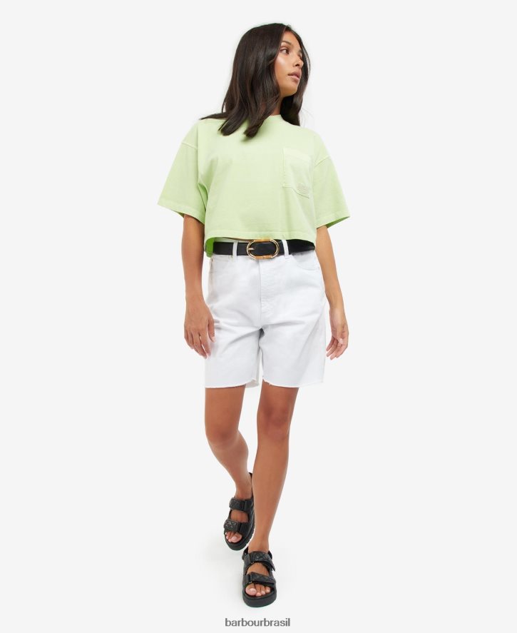 roupas Barbour topo de galica paixão rosa mulheres NH44421735