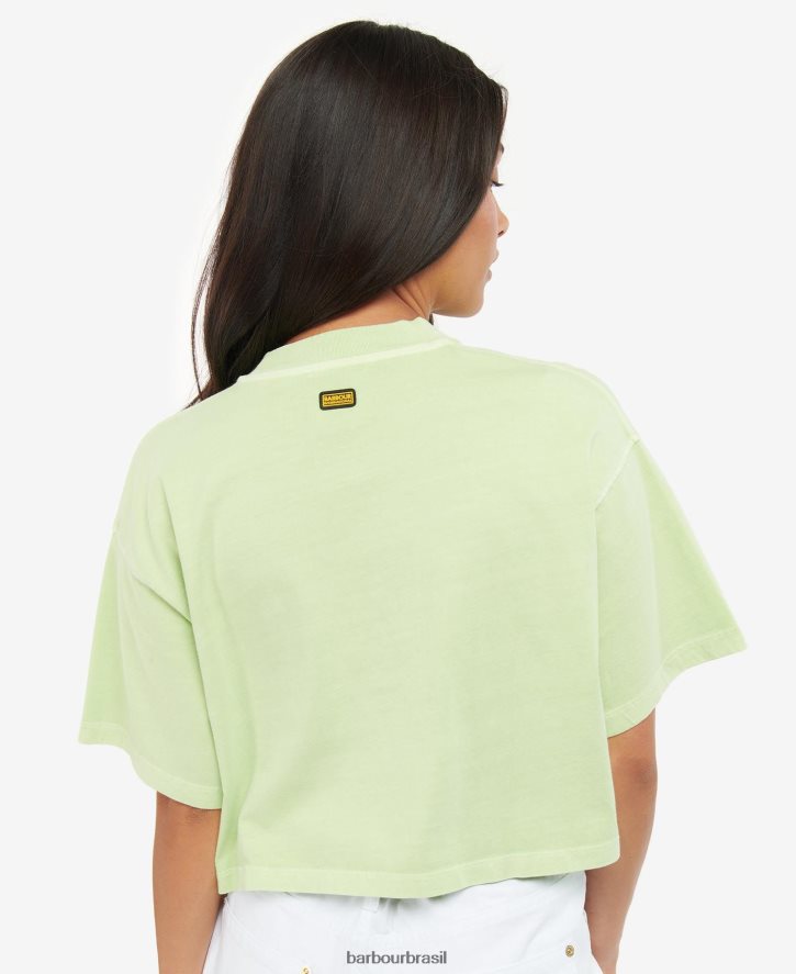 roupas Barbour topo de galica paixão rosa mulheres NH44421735