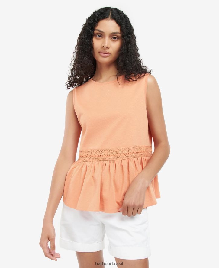 roupas Barbour topo de salgueiro branco mulheres NH44421728