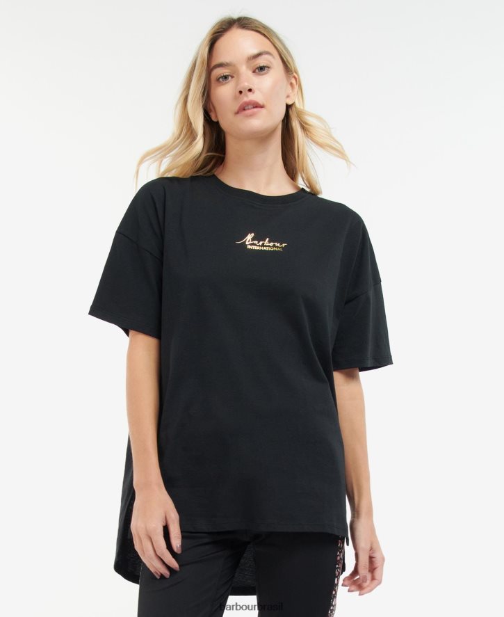 roupas Barbour topo do labirinto Pimenta de caiena mulheres NH44421692