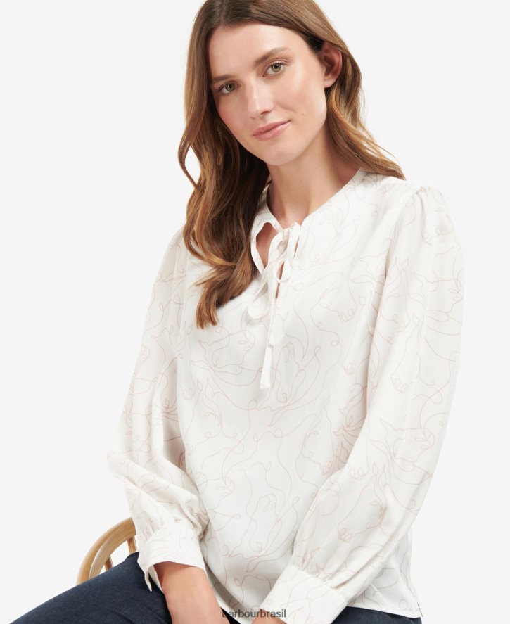 roupas Barbour topo regia clássico multi mulheres NH44421609