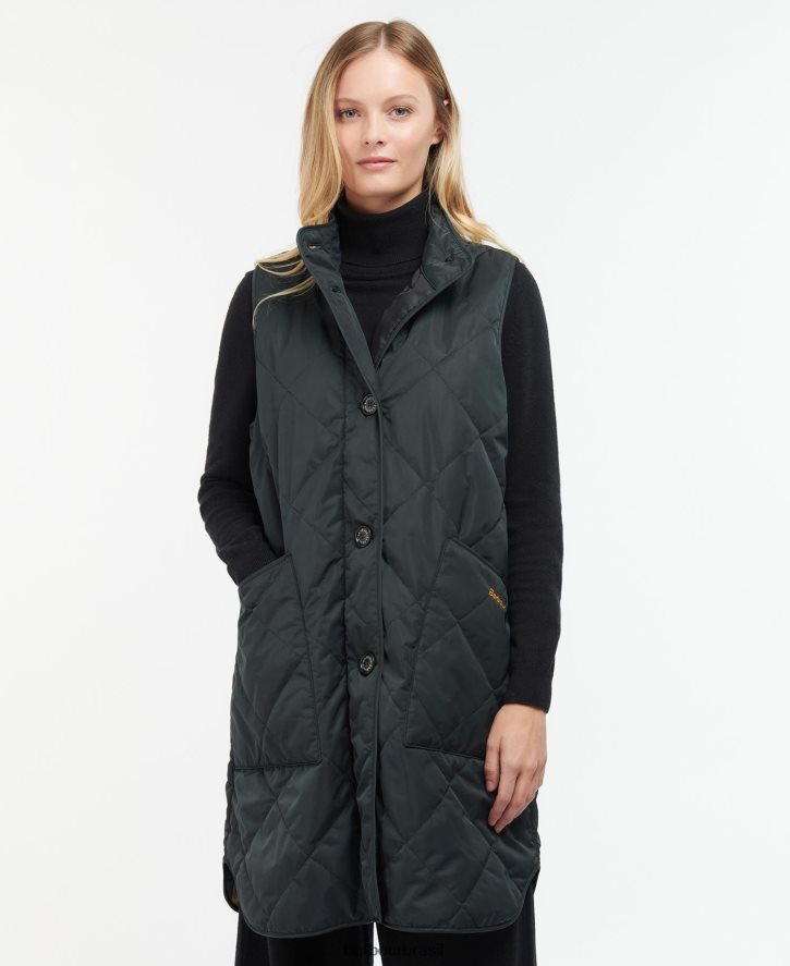roupas Barbour Dumfries gilet preto/antigo mulheres NH44421579