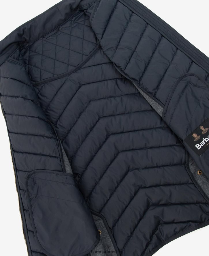 roupas Barbour colete de cavalaria esticado areia clara/areia clara marga mulheres NH44421543