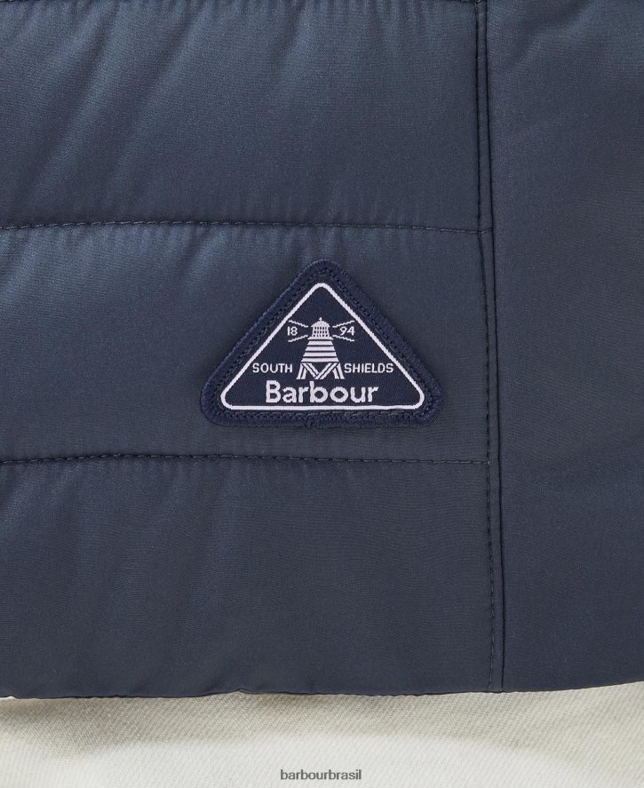 roupas Barbour colete olho de boi rosa meadowsweet mulheres NH44421548