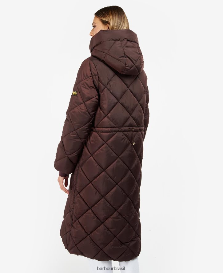 roupas Barbour casaco acolchoado gotland preto clássico mulheres NH44421503