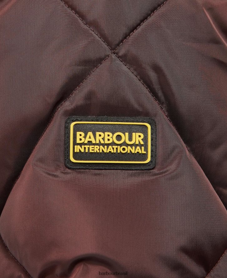 roupas Barbour casaco acolchoado gotland preto clássico mulheres NH44421503