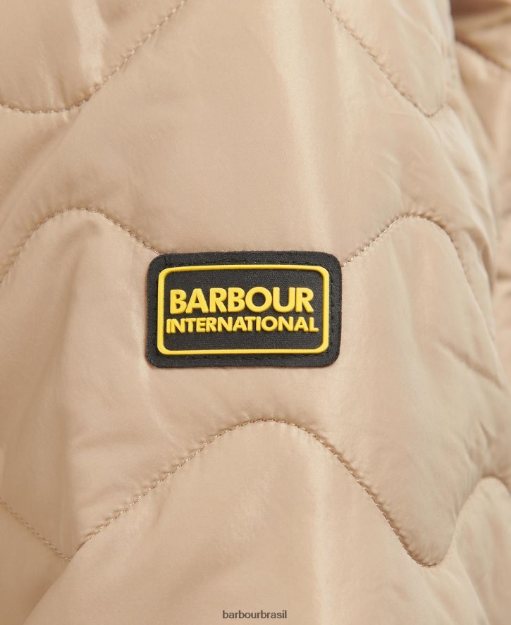 roupas Barbour fenway jaqueta acolchoada reversível portobello/cayenne/bellini mulheres NH44421458