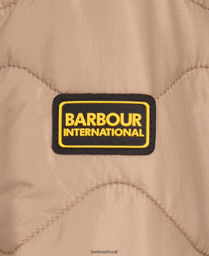 roupas Barbour fenway jaqueta acolchoada reversível portobello/cayenne/bellini mulheres NH44421458