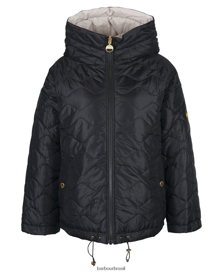 roupas Barbour fenway jaqueta acolchoada reversível portobello/cayenne/bellini mulheres NH44421484