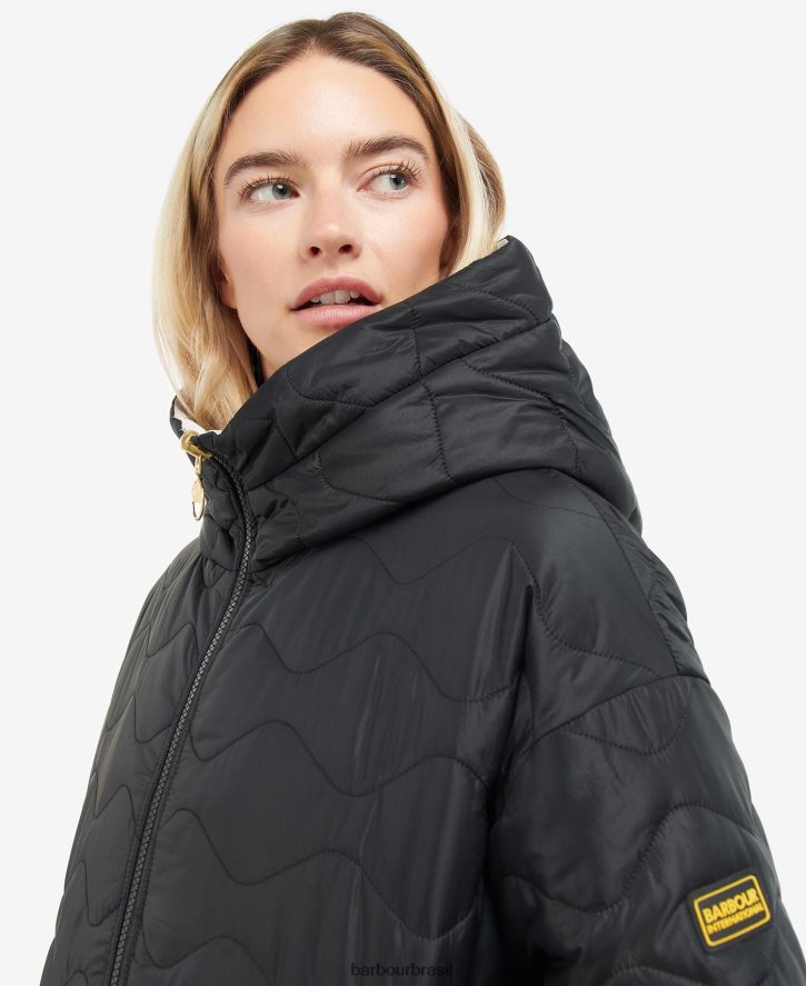 roupas Barbour fenway jaqueta acolchoada reversível portobello/cayenne/bellini mulheres NH44421484