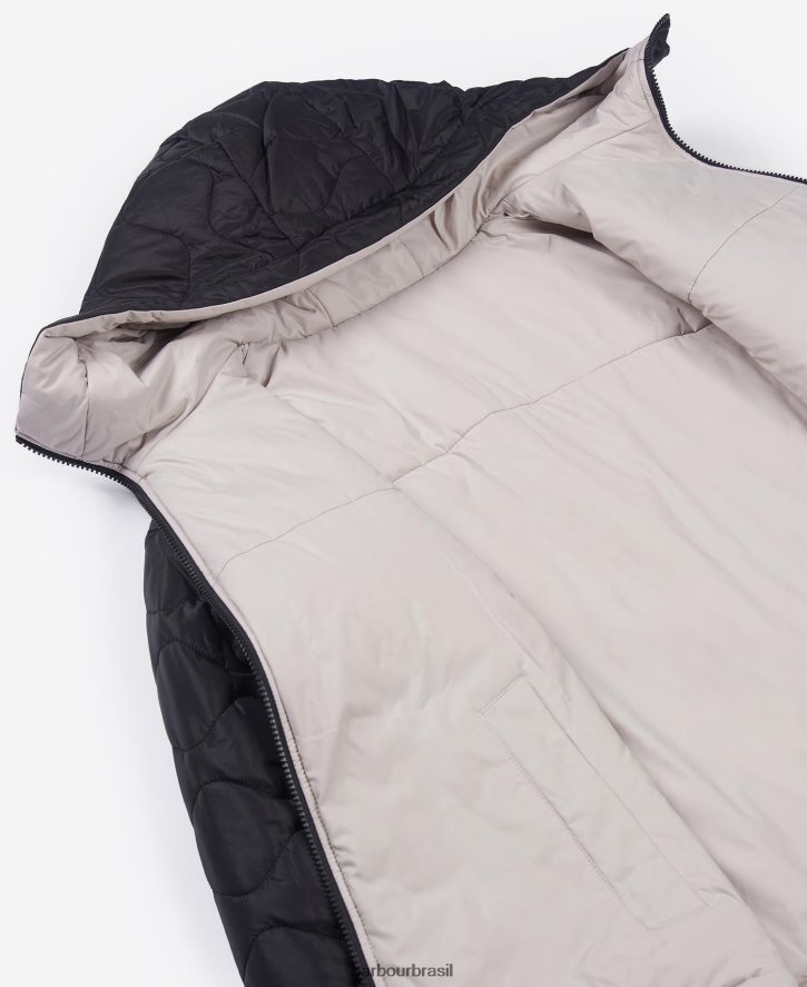 roupas Barbour fenway jaqueta acolchoada reversível portobello/cayenne/bellini mulheres NH44421484