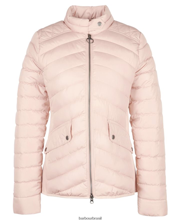 roupas Barbour jaqueta acolchoada cavalaria esticada azeitona/marga de azeitona mulheres NH44421437