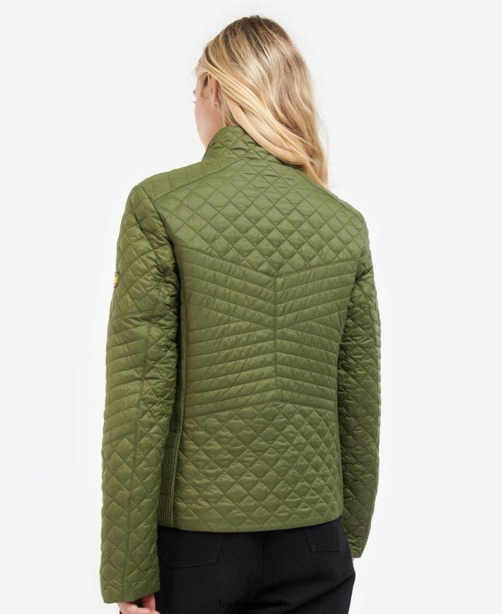 roupas Barbour jaqueta acolchoada de formação preto mulheres NH44421496