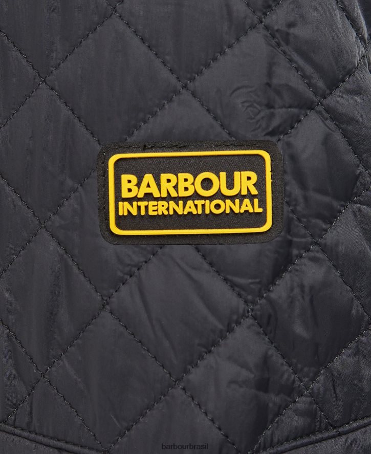 roupas Barbour jaqueta acolchoada de formação verde militar claro mulheres NH44421490