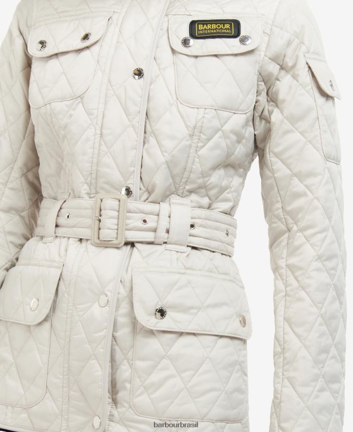 roupas Barbour jaqueta acolchoada internacional meia-noite verde mulheres NH44421510