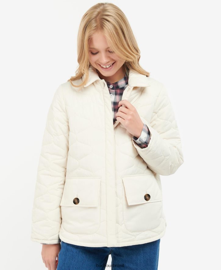 roupas Barbour jaqueta acolchoada leilani tinta eterna mulheres NH44421410